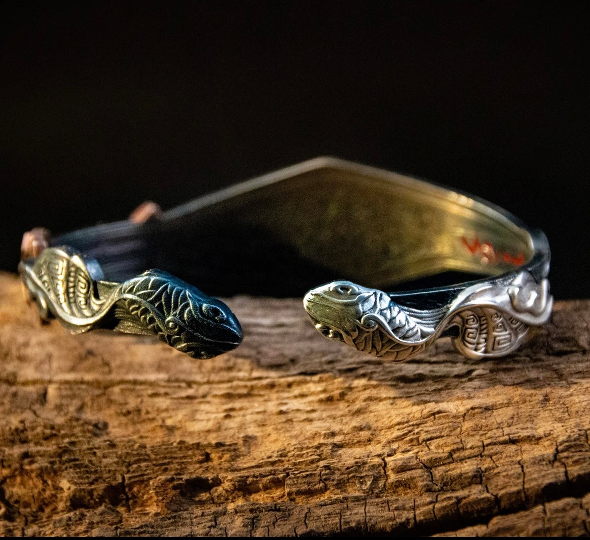 925 Silver Bracelet Featuring Bai Ze - Ancient Symbol of Protection