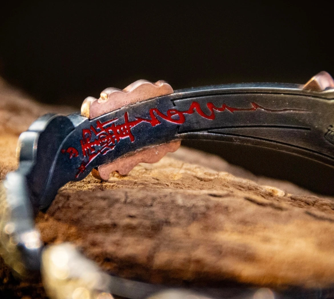 925 Silver Bracelet Featuring Bai Ze - Ancient Symbol of Protection